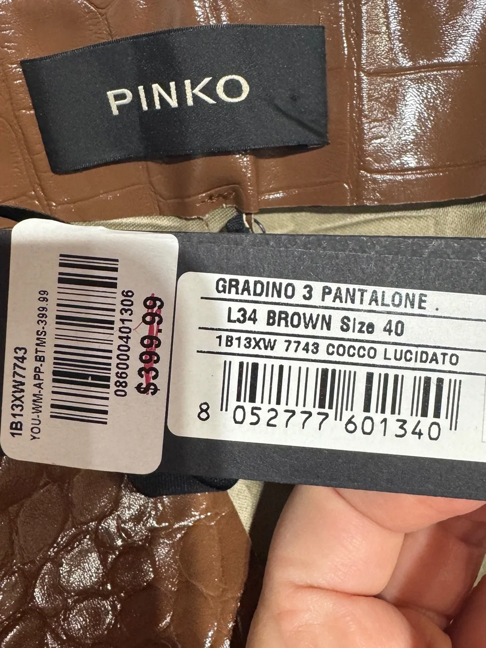 Pinko waist flat